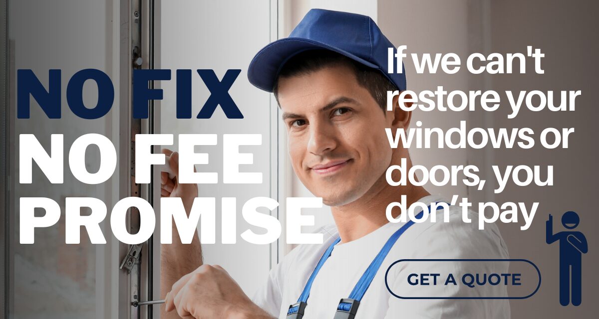 no fix no fee double glazing repairs