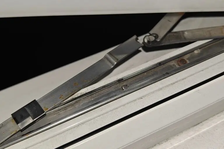 Replace broken window hinges